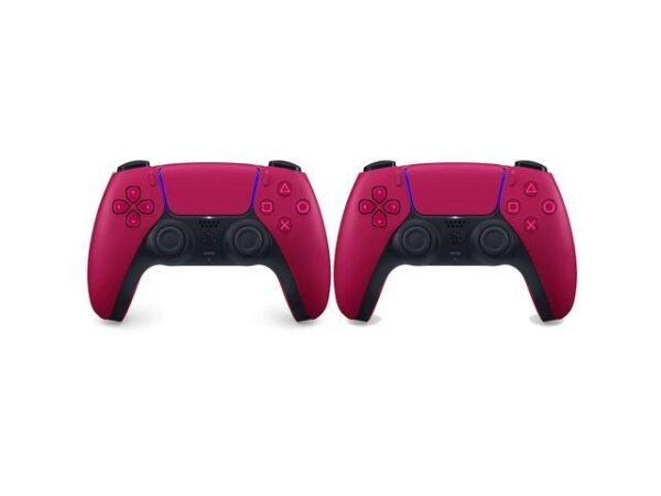 2 Pack Sony PlayStation 5 DualSense Wireless Controller - Cosmic Red