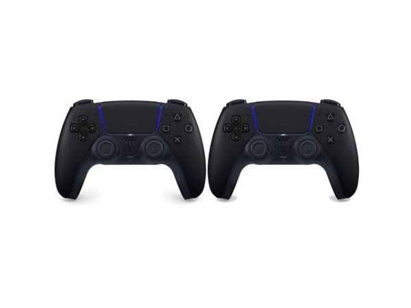 2 Pack Sony PlayStation 5 DualSense Wireless Controller - Midnight Black