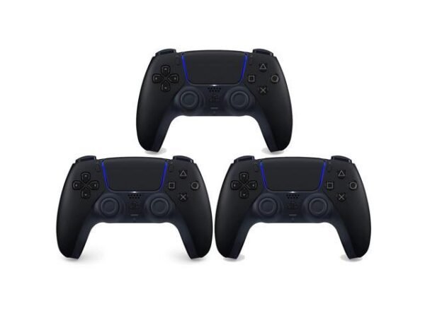 3 Pack Sony PlayStation 5 DualSense Wireless Controller - Midnight Black