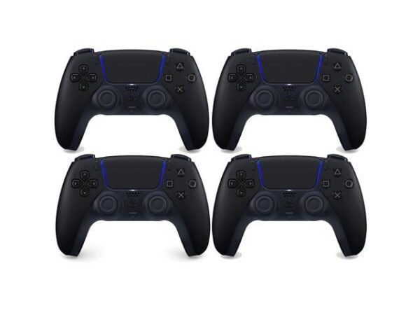 4 Pack Sony PlayStation 5 DualSense Wireless Controller - Midnight Black
