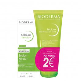 Bioderma Sébium Kerato+ Gel-Cream + Active Foaming Gel Pack