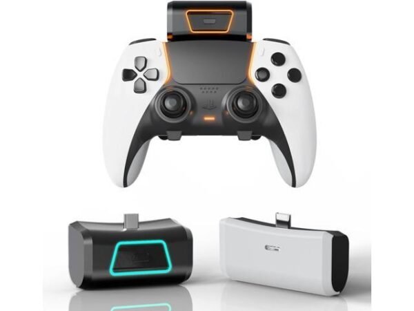 BONAEVER Rechargeable Battery Pack Compatible with PS5 Dualsense/Edge Controller,Play and Charge Kit for Playstation 5 Controller,2000mAh with LED...