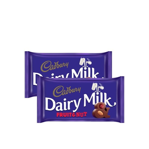 Cadbury Dairy Milk Fruit & Nut 230g Pack of 2