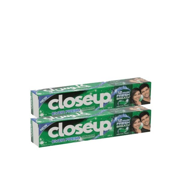 Close up toothpaste menthol fresh 120ml Pack of 2