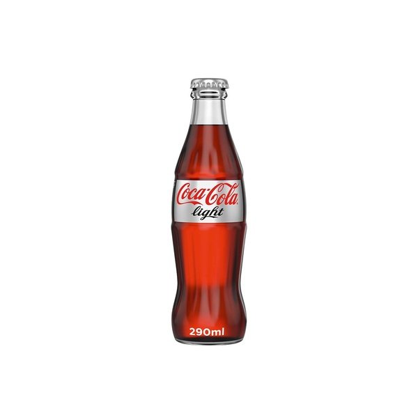 COCA-COLA Light Carbonated Soft Drink Glass Bottle 290ml