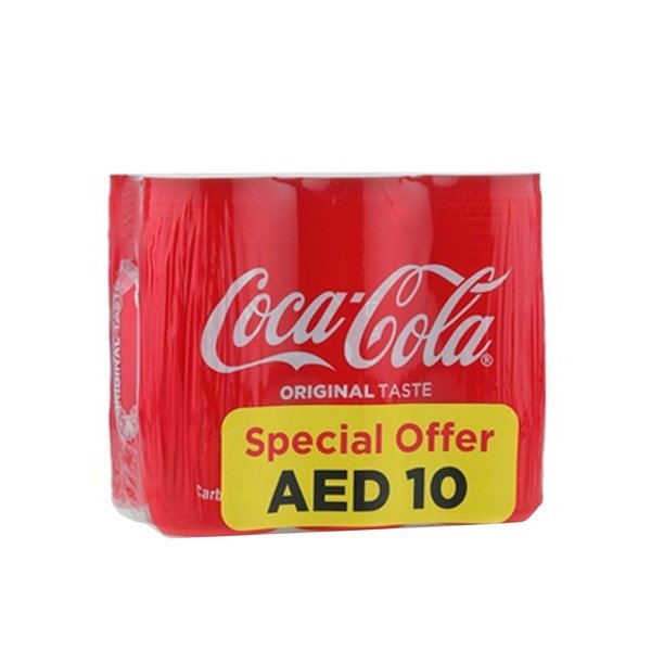 Cocacola 6 x 245ml Can @ 10 aed