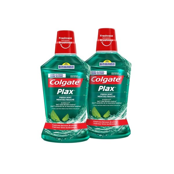 Colgate Plax Fresh Mint Mouthwash 500ml Pack of 2