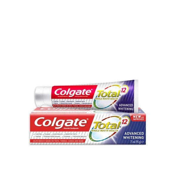 Colgate Total 12 Advanced Whitening Toothpaste 75ml