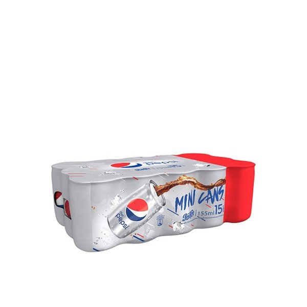 Diet Pepsi, Carbonated Soft Drink, Cans, 155ml x 15