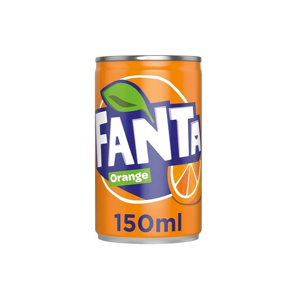 FANTA Orange Carbonated Soft Drink Can 150ml Single piece