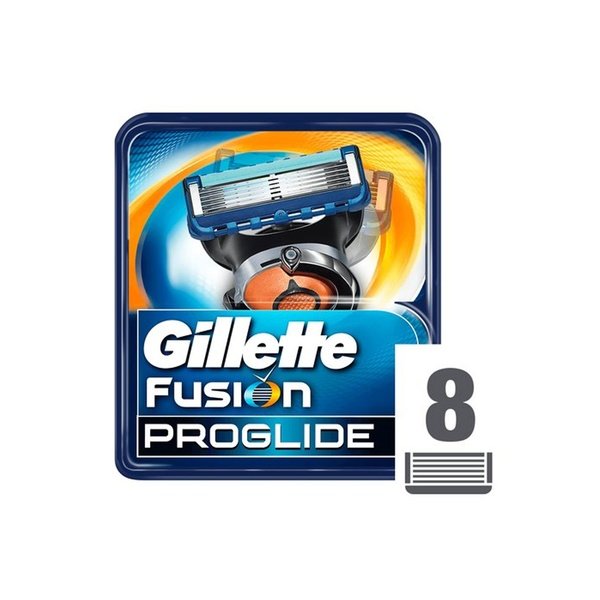 Gillette Fusion Cartridge Proglide 1 X 8pcs