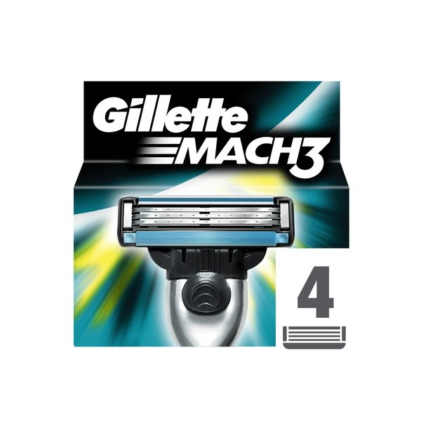 Gillette Mach 3 Cartridge 1 X 4pcs