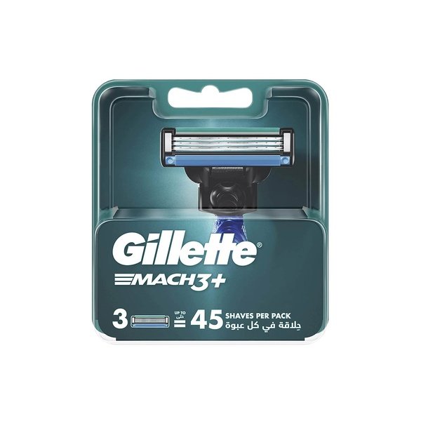 Gillette Mach3+ Blade Refills Pack of 3