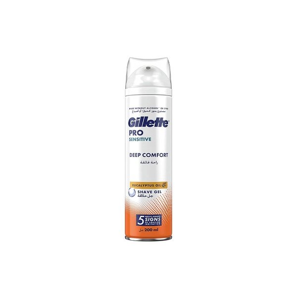 Gillette Pro Sensitive Deep Comfort Shave Gel 75ml Multicolor