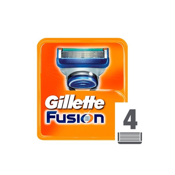 Gillette Shaving Blade Fusion Cartridges 4pcs