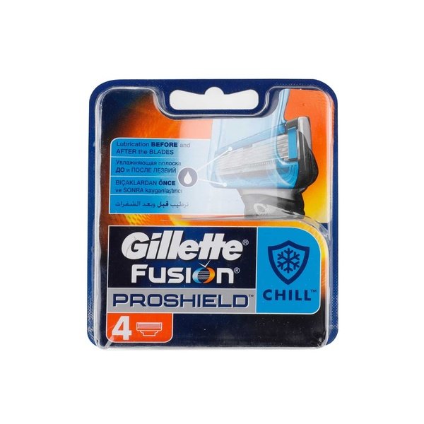 Gillette4 Piece Fusion Proshield Blades 4s