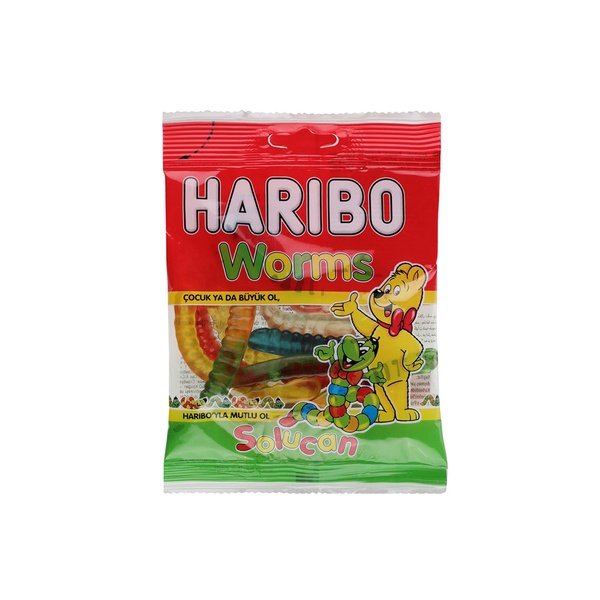 Haribo Worms 80g (Halal)