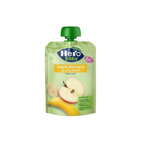 Hb Pouch Apple Banana 100g