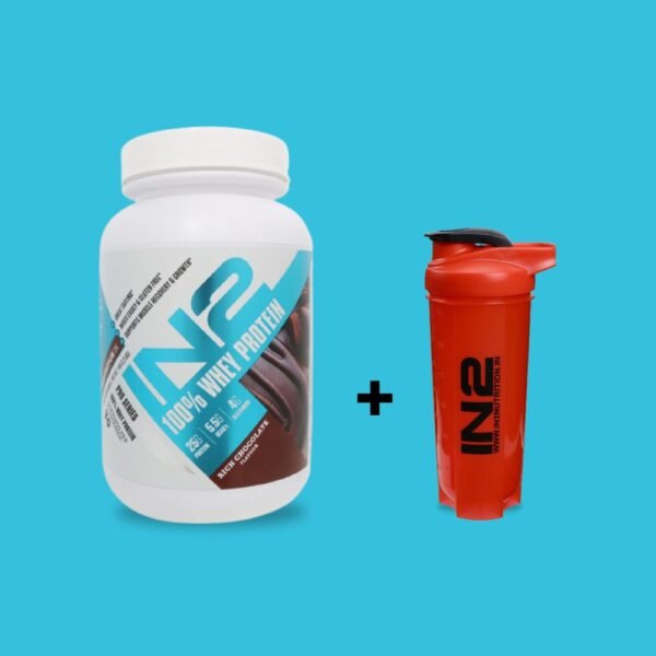IN2 100% Whey Protein 1kg + Free IN2 Shaker