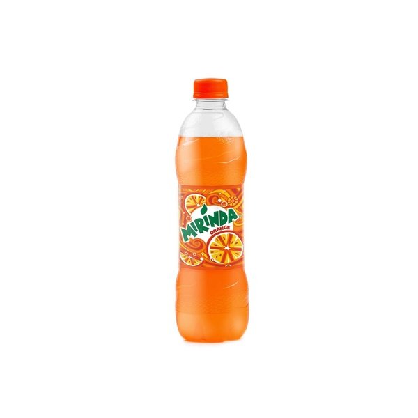 Mirinda Orange, Carbonated Soft Drink, Plastic Bottle, 500ml