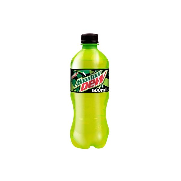 Mountain Dew Carbonated Soft Drink Plastic Bottle 500ml