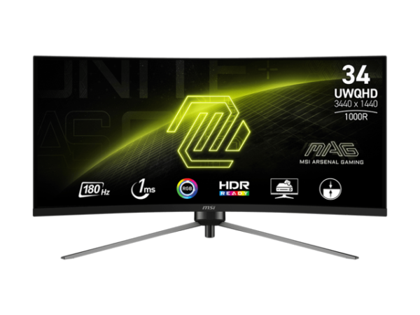 MSI 34" 180 Hz VA UWQHD Gaming Monitor 3440x1440 (UWQHD) MAG345CQR