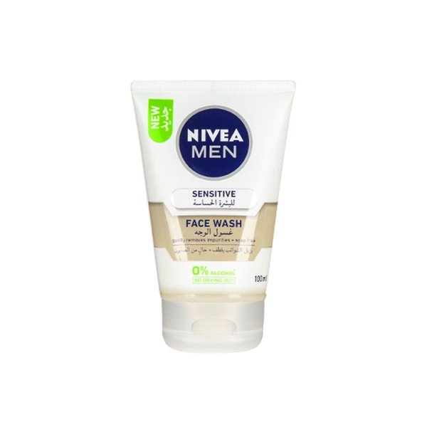 NIVEA MEN Sensitive Face Wash with Zero Percent Alcohol 100ml