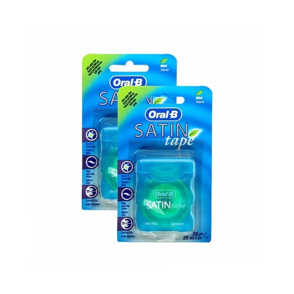 Oral-B Satin Tape Mint Pack of 2