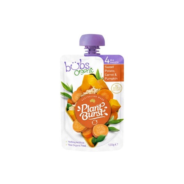 Organic Bubs Sweet Potato Carrot & Pumpkin 120g
