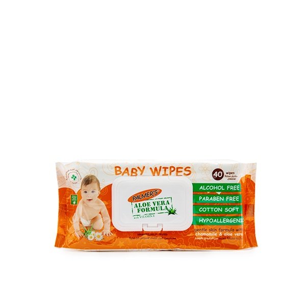 Palmers Baby Wipes Flow Pack of 40 Wipes