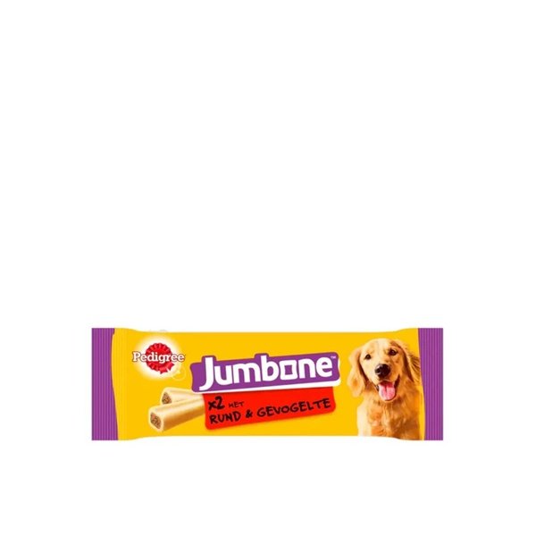 Pedigree Jumbone Beef Med 2pcs