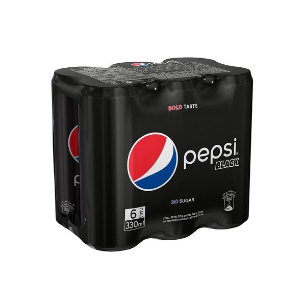 Pepsi black core 330ml pack of 6