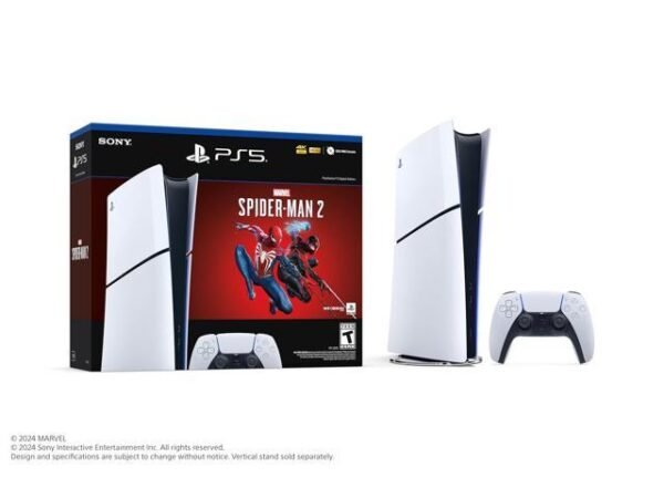 PlayStation 5 Slim Digital Console – Marvel’s Spider-Man 2 Bundle