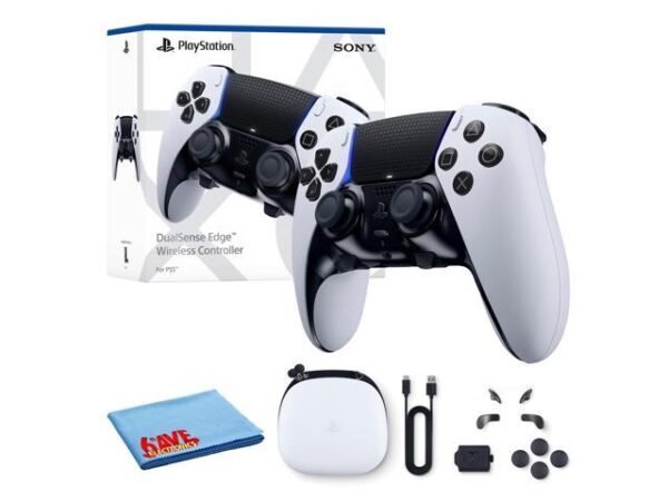 PlayStation DualSense Edge Wireless Controller White- Bundle