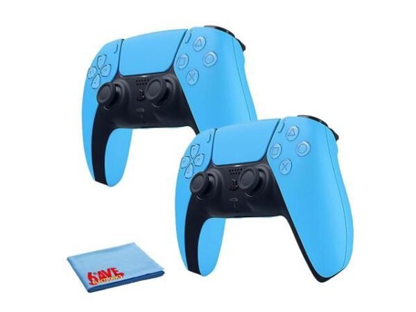 PlayStation DualSense Wireless Controller - Starlight Blue - Bundle