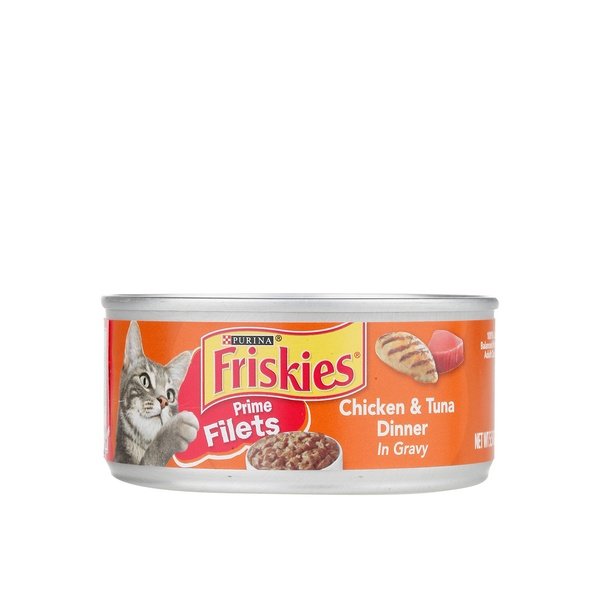 Purina Friskies Prime Filets Chicken & Tuna Wet Cat Food 156g