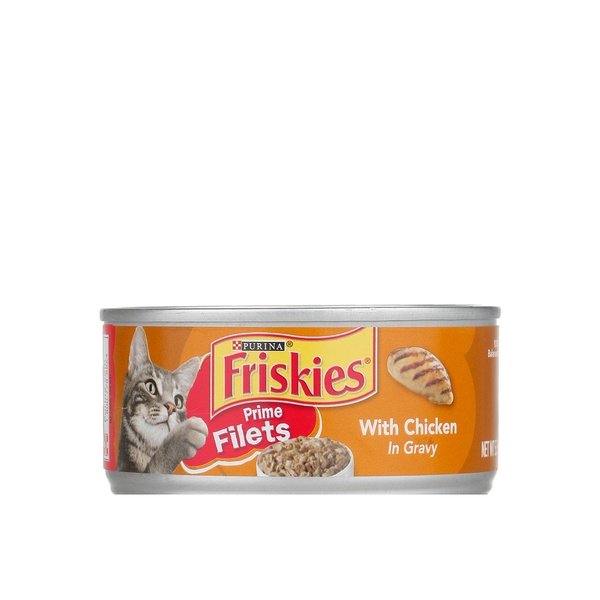 Purina Friskies Prime Filets Chicken Wet Cat Food Can 156g