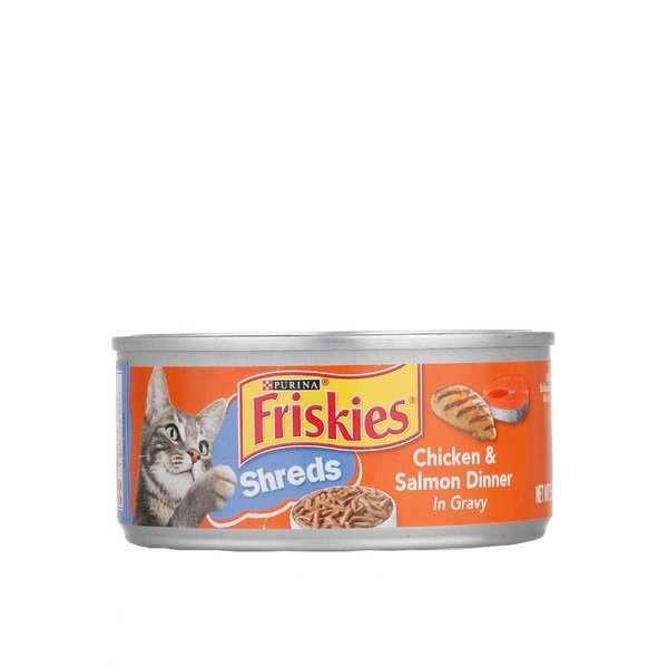 Purina Friskies Savory Shreds Chicken & Salmon Wet Cat Food Can 156g