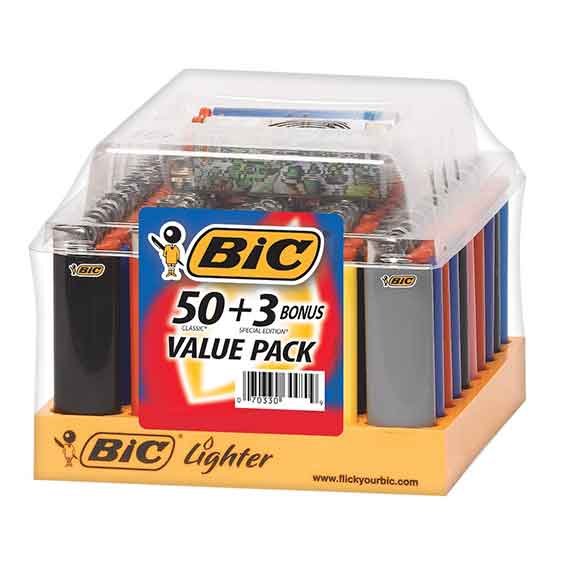 Regular Classic BIC Lighters-Plus 3 Favorites Free