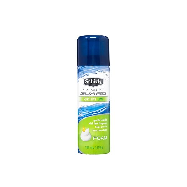 Schick Shave Guard Foam Sensitive Lime 220ml