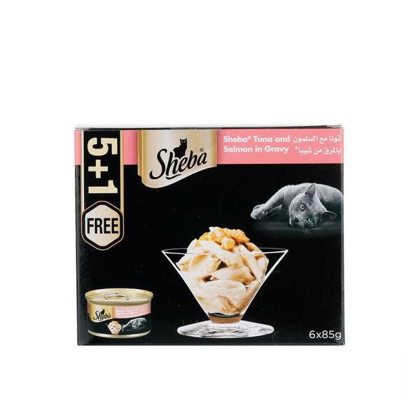 Sheba Flaked Tuna With Salmon 6x85g
