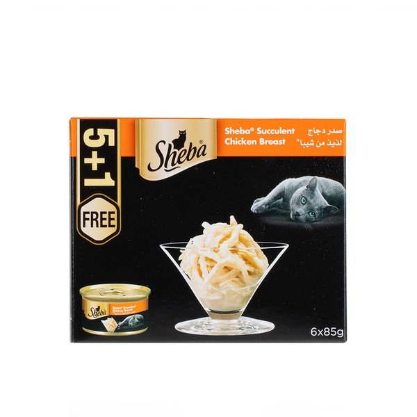 Sheba Succulent Chicken Breast 6x85g