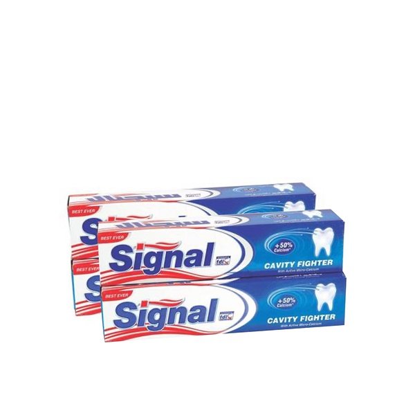 Signal Therepist Cavity Fighter Toothpaste 4X100ml