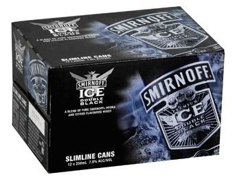 Sminroff ice black 375ml x 24 can @ Wholesale price, Best and cheap deals online