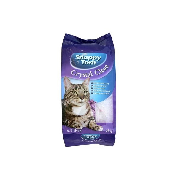 Snappy Tom Crystal Clean Cat Litter Lavender 2kg