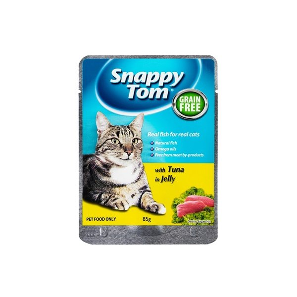 Snappy Tom Pouch Tuna In Jelly 85G