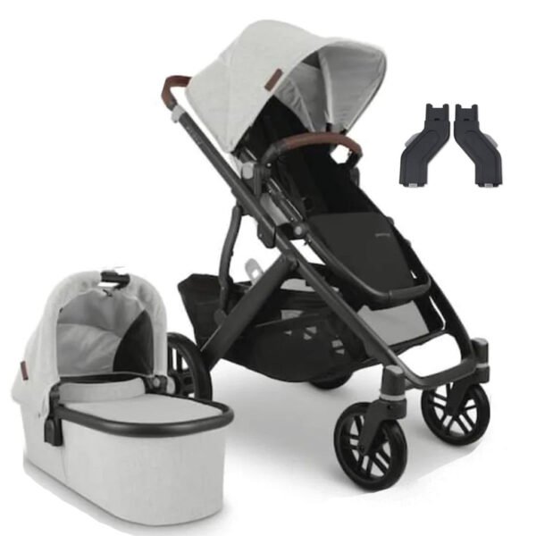 UPPAbaby VISTA V2 Pram (Anthony) with Free Upper Adapter and Ganoosh