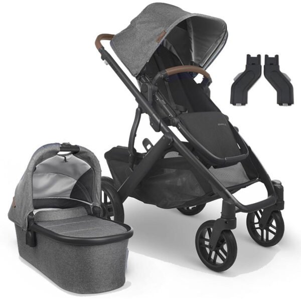 UPPAbaby VISTA V2 Pram (Greyson) with Free Upper Adapter and Ganoosh - Pre Order June