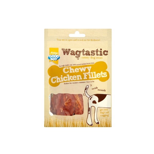 Wagtastic Chicken Fillets Dog Food 70g