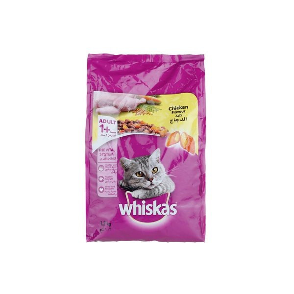 Whiskas Chicken Dry Cat Food Adult 1+ years 1.2kg